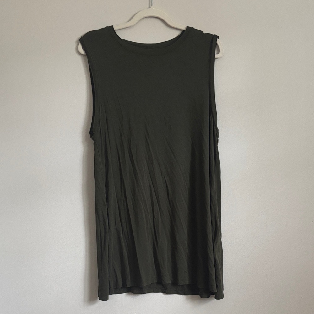 Daily Ritual: Olive Green Tank